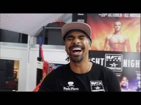 DAVID HAYE (RAW & UNCUT) ON TONY BELLEW, ANTHONY JOSHUA v CARLOS TAKAM, JOE JOYCE v IAN LEWISON
