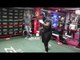 BIG BABY MILLER (FULL & COMPLETE) MEDIA WORKOUT FROM NYC / MILLER v WACH