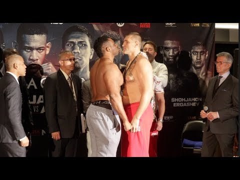AFTER THIS CHEESE BURGERS BABY!! - JARRELL MILLER v MARIUSZ WACH - OFFICIAL WEIGH IN & HEAD TO HEAD