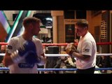 READY TO MAKE A STATEMENT! - UNBEATEN JEFF SAUNDERS HAMMERS THE PADS AHEAD OF STEVE LEWIS CLASH