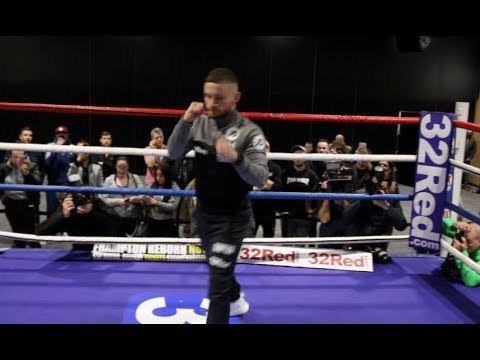 FRAMPTON REBORN! - CARL FRAMPTON WORKS OUT IN BELFAST AHEAD OF HORACIO GARCIA CLASH