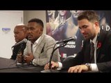 DANIEL JACOBS v LUIS ARIAS - OFFICIAL (POST FIGHT PRESS CONFERENCE  W/ EDDIE HEARN & ANDRRE ROZIER