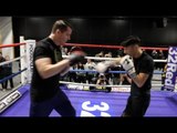 WAR CONLAN!!! - JAMIE CONLAN READY TO BECOME WORLD CHAMPION! - SMASHES PADS WITH DANNY VAUGHAN