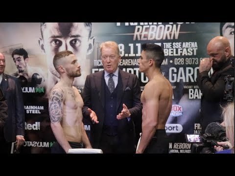 THE JACKALS DEN! CARL FRAMPTON v HORACIO GARCIA - OFFICIAL WEIGH IN & HEAD TO HEAD FROM BELFAST