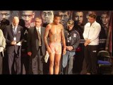 TYRONE JAMES v DANIEL SOSTRE - OFFICIAL WEIGH IN & HEAD TO HEAD / JACOBS v ARIAS