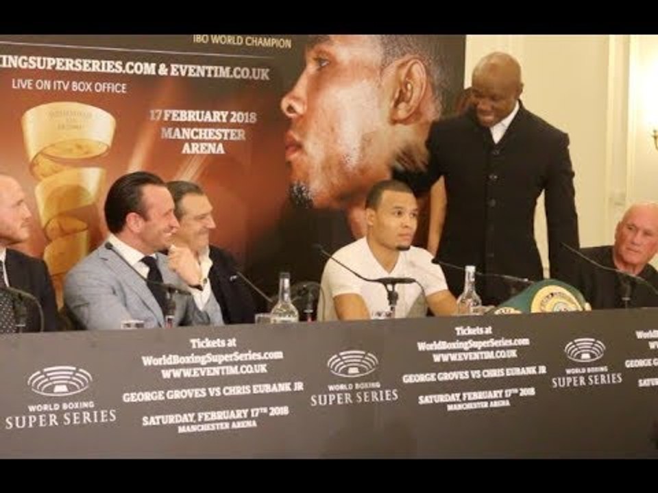 'THIS IS PEDIGREE!' - CHRIS EUBANK SNR HAS MINI-RANT WHEN QUESTIONED ABOUT SON'S PEDIGREE