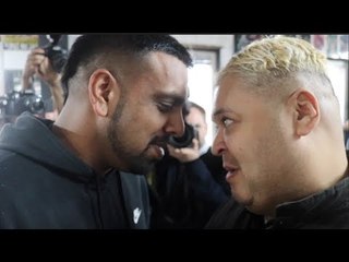 HEAVYWEIGHT BEEF!! - HEAVY D CONFRONTS KUGAN CASSIUS AS PAIR GO HEAD TO HEAD DURING DeGALE WORKOUT