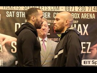 CHUNKY'S BACK! - JAMES DeGALE v CALEB TRUAX - HEAD TO HEAD @ FINAL PRESS CONFERENCE