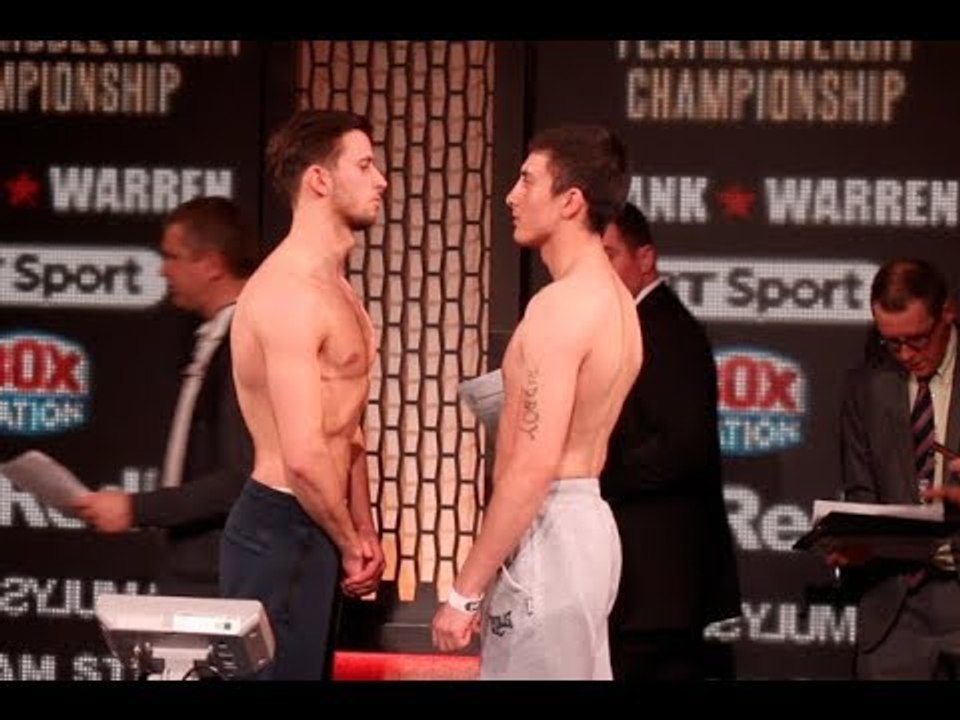 BEST NAME IN BOXING? - 'HORNY' HARVEY HORN (PRO-DEBUT) v DENIS BARTOS - OFFICIAL WEIGH IN VIDEO