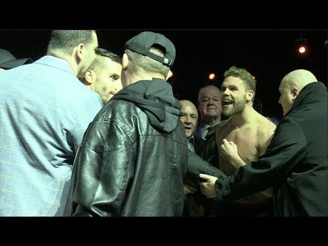 'P***Y BOY!' - *TEMPERS FLARE* - BILLY JOE SAUNDERS v DAVID LEMIEUX - OFFICIAL WEIGH-IN (LAVAL)
