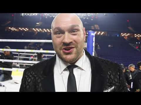 TYSON FURY REACTS - 'IF YOU WANT TO SEE WHAT I'LL DO TO ANTHONY JOSHUA, WATCH SAUNDERS v LEMIEUX'