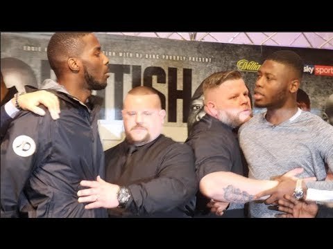 BRITISH BEEF! LAWRENCE OKOLIE v ISAAC CHAMBERLAIN GET INTO IT DURING HEATED HEAD TO HEAD