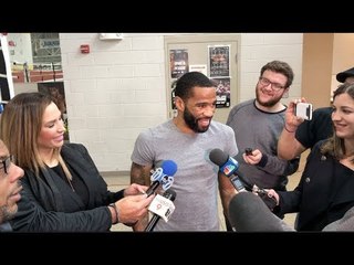 LAMONT PETERSON (FULL & COMPLETE) MEDIA SCRUM AS HE SHUTS DOWN REPORTER ASKING ABOUT GARCIA DEFEAT