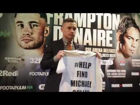 HELP FIND MICHAEL CULLEN - CARL FRAMPTON SHOWS SUPPORT TO HELP FIND LOCAL MAN MICHAEL CULLEN