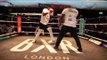 ISAAC CHAMBERLAIN SMASHES THE PADS W/ TRAINER TED BAMI / OKOLIE v CHAMBERLAIN / BRITISH BEEF