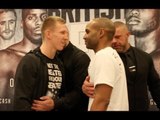 CARSON JONES ATTEMPTS TO TAUNT TED CHEESEMAN - WHO IS NOT FAZED! - HEAD TO HEAD @ PRESS CONFERENCE