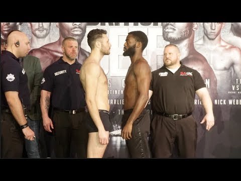 JOSHUA BUATSI v JORDAN JOSEPH - OFFICIAL WEIGH IN & HEAD TO HEAD / BRITISH BEEF