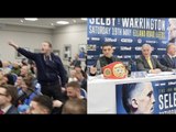 LEE SELBY GETS ABUSE AS HE ENTERS PRESS CONFERENCE - BUT THEN HAS SOME SAVAGE RESPONSES TO CROWD