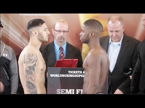 LUTHER CLAY v DANNY CRAVEN - OFFICIAL WEIGH IN & HEAD TO HEAD / GROVES v EUBANK JR