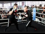 HAS GEORGE GROVES GOT THE POWER TO KO EUBANK? - GEORGE GROVES SMASHES THE PADS WITH SHANE McGUIGAN