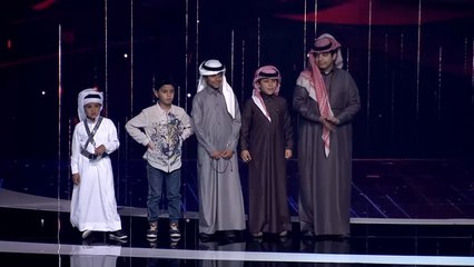 لحظة إعلان نتائج الحلقة الاولى من برنامج #شبل_القصيد