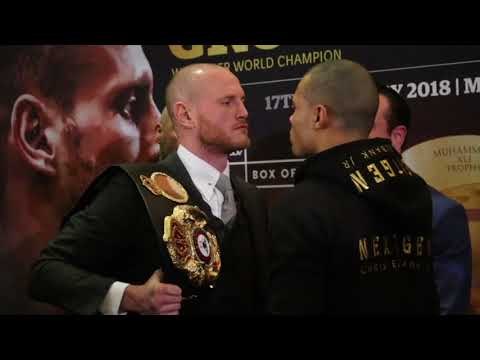 INTENSE! - GEORGE GROVES v CHRIS EUBANK JR - HEAD TO HEAD @ FINAL PRESS CONFERENCE / GROVES v EUBANK