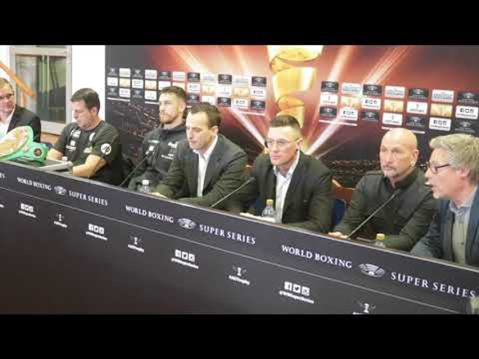 CALLUM SMITH v NIEKY HOLZKEN - OFFICIAL PRESS CONFERENCE W/ NISSE SAUERLAND & JOE GALLAGHER