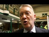 FRANK WARREN REACTS TO ZELFA BARRETT DEFEAT, DUBOIS/GORMAN WINS, DISMISSES YARDE-BUGLIONI FIGHT