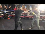 POWERFUL! DEONTAY WILDER *FULL & COMPLETE* PAD WORK AHEAD OF SHOWDOWN W/ LUIS 'KING KONG' ORTIZ