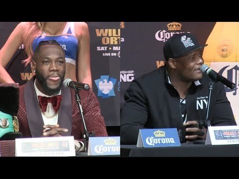 DEONTAY WILDER v LUIS ORTIZ - FINAL NEW YORK PRESS CONFERENCE / WILDER-ORTIZ