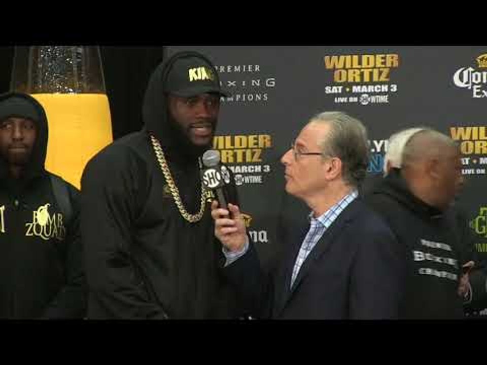 DEONTAY WILDER - 'I WANNA RIP LUIS ORTIZ HEAD OFF, I DO MEAN REALLY PUT HIM DOWN!'  / WILDER v ORTIZ