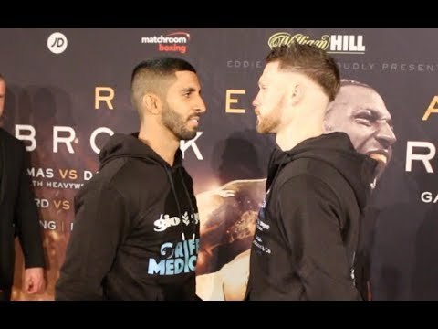 ATIF SHAFIQ v LEE APPLEYARD - HEAD TO HEAD @ FINAL PRESS CONFERENCE / BROOK v RABCHENKO