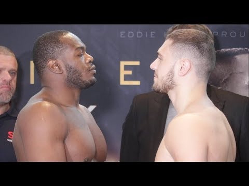 REVENGE OF THE RHINO! LENROY THOMAS v DAVE ALLEN - OFFICIAL WEIGH IN & HEAD TO HEAD