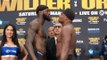 ITS ON!!! - DEONTAY WILDER v LUIS ORTIZ  **FULL & COMPLETE** OFFICIAL WEIGH IN  / WILDER v ORTIZ