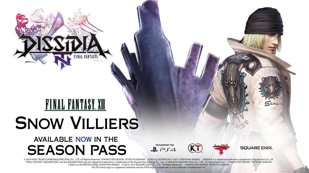 Dissidia Final Fantasy NT - Snow Villiers désormais disponible