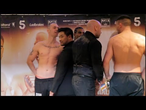 HEATED WORDS EXCHANGED - MATTY ASKIN v STEPHEN SIMMONS - OFFICIAL WEIGH IN & HEAD TO HEAD