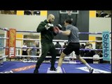 DEBUTANT LOUIE LYNN (FULL & COMPLETE) WORKOUT W/ NEW TRAINER KEVIN MITCHELL / WHYTE v BROWNE