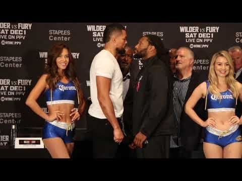 JUGGERNAUT INCOMING! - JOE JOYCE v JOE HANKS - HEAD TO HEAD @ FINAL PRESS CONFERENCE / WILDER-FURY