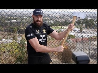 'WELCOME TO MY WORLD' - TYSON FURY MODELLING LIKE A PRO / WILDER v FURY