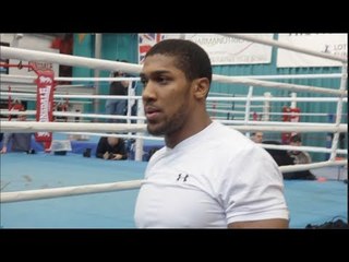 ANTHONY JOSHUA (FULL & COMPLETE) TRAINING SESSION AHEAD OF HEAVYWEIGHT WORLD TITLE UNIFICATION CLASH
