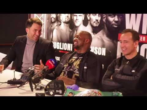 'TONY BELLEW BLANKED YOU' - DILLIAN WHYTE RESPONSE TO EDDIE HEARN AFTER CELEBRATION DIG