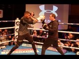 KNOCKOUT BEAST! - ANTHONY JOSHUA SMASHES THE PADS WITH TRAINER ROB McCRACKEN / JOSHUA-PARKER