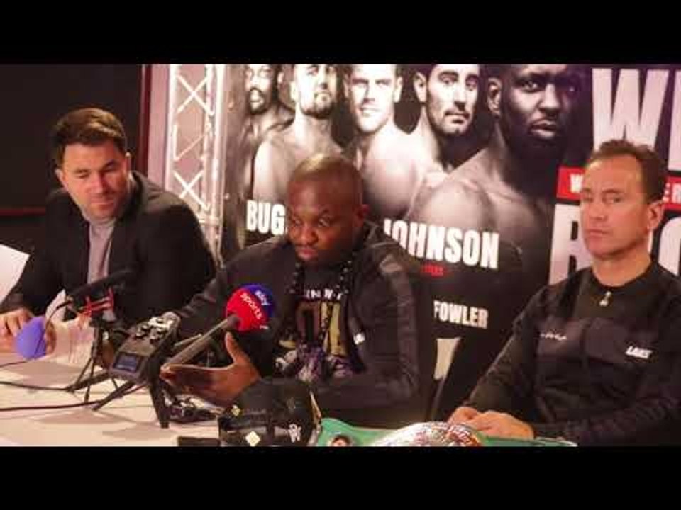 DILLIAN WHYTE v LUCAS BROWNE (FULL) POST FIGHT PRSS CONFERENCE W/ EDDIE HEARN & MARK TIBBS