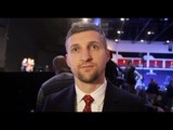 CARL FROCH RAW! - ON JOSHUA v PARKER, WILDER, FURY, CANELO LOOKS 'JUICED UP', RULES OUT COMEBACK!
