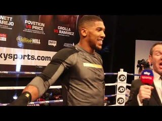 'THERE WILL BE A WAR. A BIT OF BLOOD. A BIT OF SWEAT' - ANTHONY JOSHUA ON JOSEPH PARKER CLASH