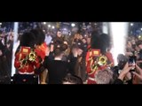 ANTHONY JOSHUA WEIGH IN ARRIVAL - WITH FULL MARCHING BRASS BAND! / JOSHUA-PARKER
