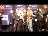 ANTHONY CROLLA v GILBERTO RAMIREZ OFFICIAL WEIGH IN & HEAD TO HEAD - WEIGH IN  / JOSHUA v PARKER