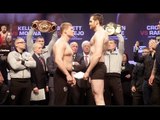 HEAVYWEIGHT CLASH! ALEXANDER POVETKIN v DAVID PRICE -OFFICIAL WEIGH IN & HEAD TO HEAD /JOSHUA/PARKER