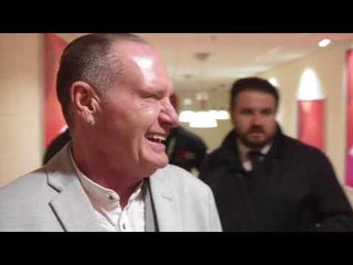 WHEN PAUL GASGOINE MET ANTHONY JOSHUA - 'WHEN HE CAME DOWN THE STAIRS - I NEARLY SHIT MY SELF!'