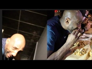 FAIL!  -  FOOTAGE OF JOHNNY NELSON BEING SICK AFTER LOSING ANTHONY JOSHUA 5000 CALORIE CHALLENGE